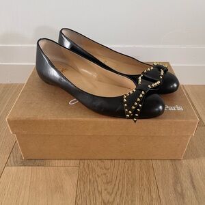 Christian Louboutin Ballerina Flat Nappa with Bow Detail